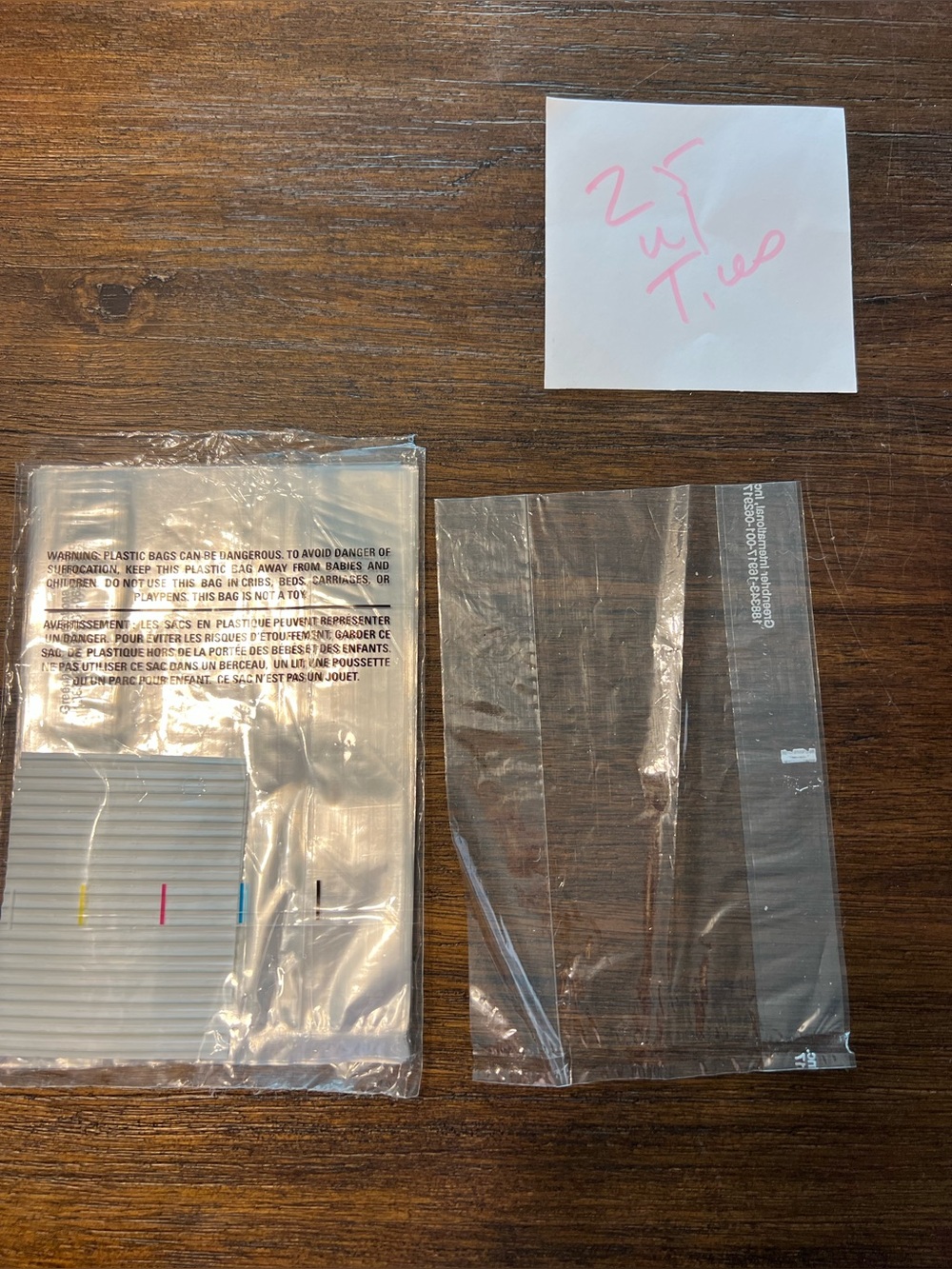 Brand New-25 Bags with Ties